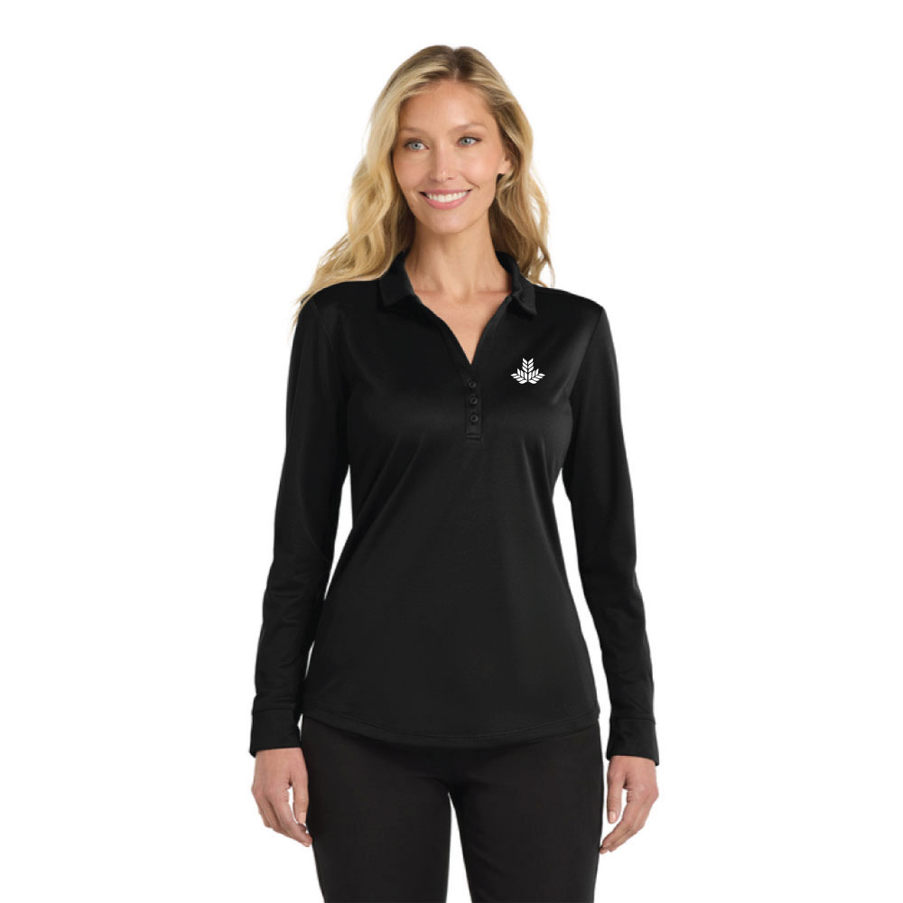 Women's Silk Touch Performance Long Sleeve Polo
