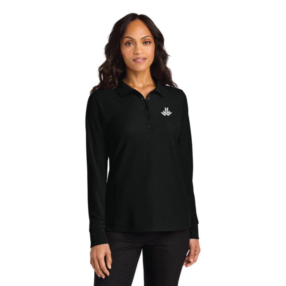 Women’s Wearever Signature Pique Long Sleeve Polo