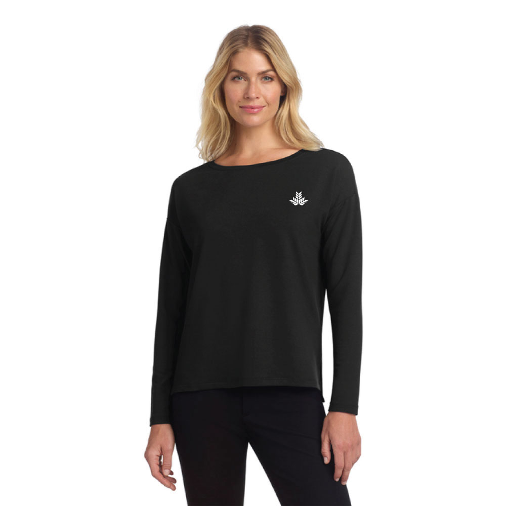 Women's Stretch Drop Shoulder Pullover