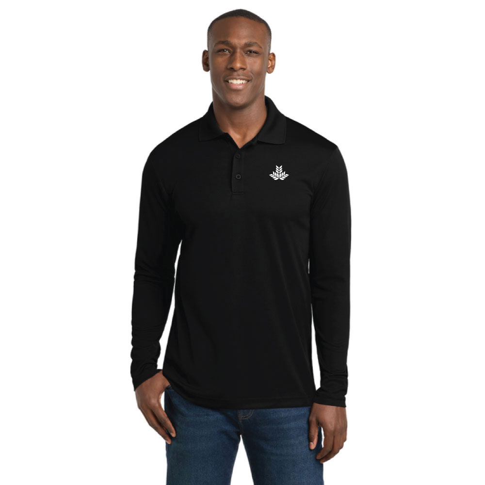 PosiCharge ® RacerMesh ® Long Sleeve Polo