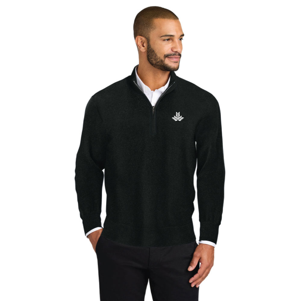 Easy Care 1/4 Zip Sweater